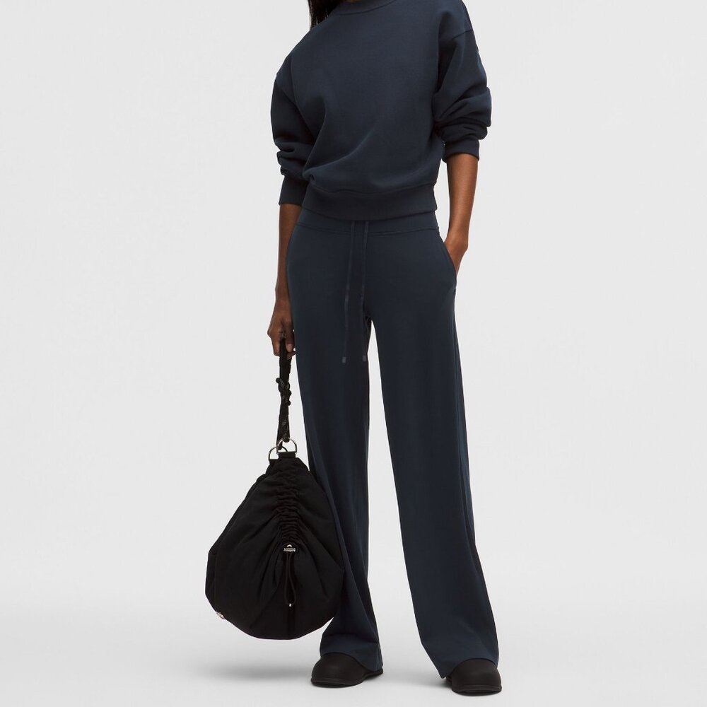 New Lululemon Groove Wide-Leg High-Rise Pant *Regular True Navy Size 6